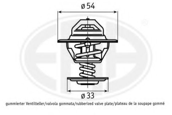 ERA 350363 Термостат, охлаждающая жидкость для HYUNDAI EXCEL (Хендай Эxcэл) ERA 350363 Термостат, охлаждающая жидкость для HYUNDAI EXCEL (Хендай Эxcэл)