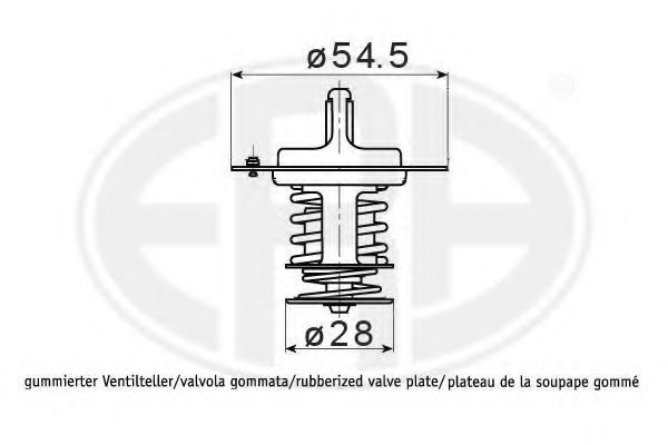 ERA 350389 Термостат, охлаждающая жидкость для CHEVROLET CAPTIVA (Шевроле Каптива) ERA 350389 Термостат, охлаждающая жидкость для CHEVROLET CAPTIVA (Шевроле Каптива)