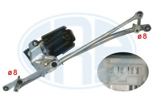 ERA 460143 Двигатель стеклоочистителя для FIAT BRAVA (Фиат Брава) ERA 460143 Двигатель стеклоочистителя для FIAT BRAVA (Фиат Брава)