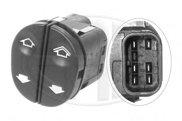 ERA 662292 Выключатель, стеклолодъемник для FORD FIESTA V (Форд Фиеста 5) ERA 662292 Выключатель, стеклолодъемник для FORD FIESTA V (Форд Фиеста 5)