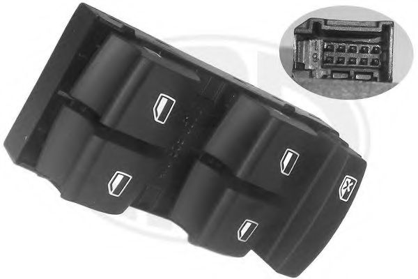ERA 662405 Выключатель, стеклолодъемник для AUDI Q7 (Ауди Кью 7) ERA 662405 Выключатель, стеклолодъемник для AUDI Q7 (Ауди Кью 7)