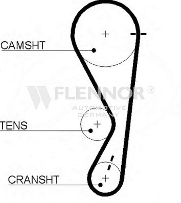 FLENNOR 4400V Ремень ГРМ для HYUNDAI I10 (Хендай И10) FLENNOR 4400V Ремень ГРМ для HYUNDAI I10 (Хендай И10)