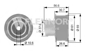 FLENNOR FU11049 Паразитный Ведущий ролик, зубчатый ремень для FIAT STRADA II (Фиат Страда 2) FLENNOR FU11049 Паразитный Ведущий ролик, зубчатый ремень для FIAT STRADA II (Фиат Страда 2)