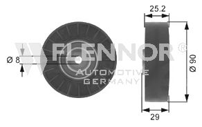 FLENNOR FU20909 Паразитный ведущий ролик, поликлиновой ремень для AUDI 100 (Ауди 100) FLENNOR FU20909 Паразитный ведущий ролик, поликлиновой ремень для AUDI 100 (Ауди 100)