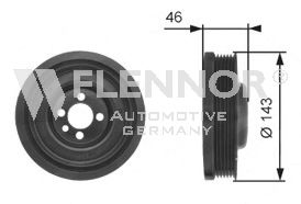 FLENNOR FVD99562 Ременный шкив, коленчатый вал для VOLKSWAGEN SCIROCCO (Фольксваген Сcироccо) FLENNOR FVD99562 Ременный шкив, коленчатый вал для VOLKSWAGEN SCIROCCO (Фольксваген Сcироccо)