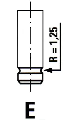 IPSA VL022200 Впускной клапан для RENAULT (Рено) IPSA VL022200 Впускной клапан для RENAULT (Рено)