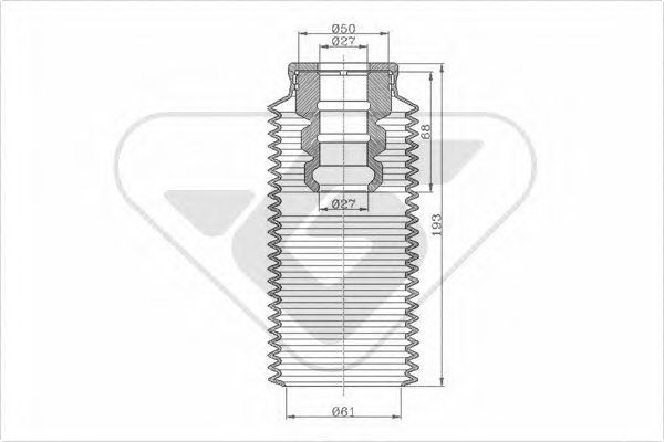 HUTCHINSON KP014 Пылезащитный комплект, амортизатор для NISSAN (Ниссан) HUTCHINSON KP014 Пылезащитный комплект, амортизатор для NISSAN (Ниссан)