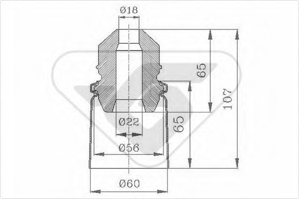 HUTCHINSON KP074 Пылезащитный комплект, амортизатор для VOLKSWAGEN POLO (Фольксваген Поло) HUTCHINSON KP074 Пылезащитный комплект, амортизатор для VOLKSWAGEN POLO (Фольксваген Поло)