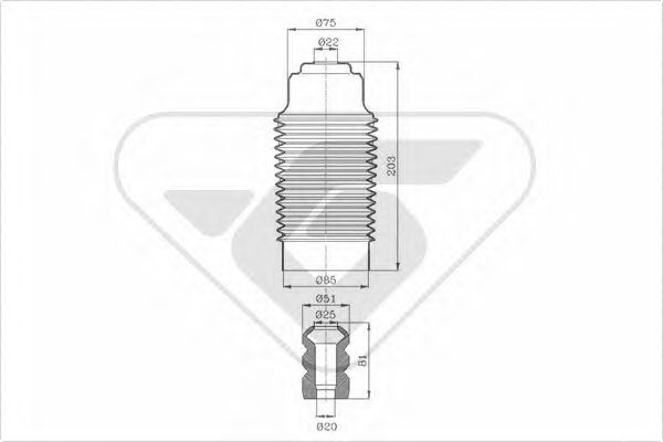 HUTCHINSON KP083 Пылезащитный комплект, амортизатор для FORD MONDEO (Форд Мондэо) HUTCHINSON KP083 Пылезащитный комплект, амортизатор для FORD MONDEO (Форд Мондэо)