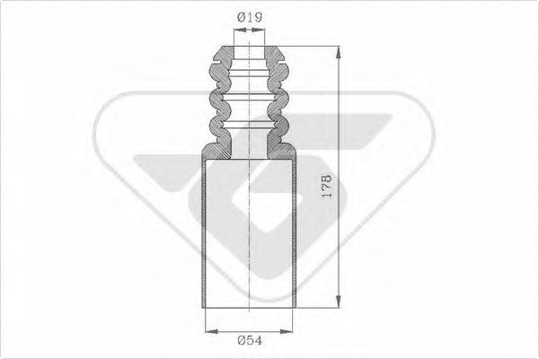 HUTCHINSON KP085 Пылезащитный комплект, амортизатор для OPEL OMEGA A (Опель Омэга а) HUTCHINSON KP085 Пылезащитный комплект, амортизатор для OPEL OMEGA A (Опель Омэга а)