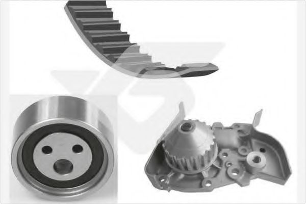 HUTCHINSON KH 127WP28 Комплект ремня ГРМ для RENAULT MEGANE I (Рено Меган 1) HUTCHINSON KH 127WP28 Комплект ремня ГРМ для RENAULT MEGANE I (Рено Меган 1)