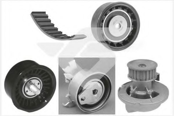 HUTCHINSON KH 152WP44 Комплект ремня ГРМ для OPEL SIGNUM (Опель Сигнум) HUTCHINSON KH 152WP44 Комплект ремня ГРМ для OPEL SIGNUM (Опель Сигнум)