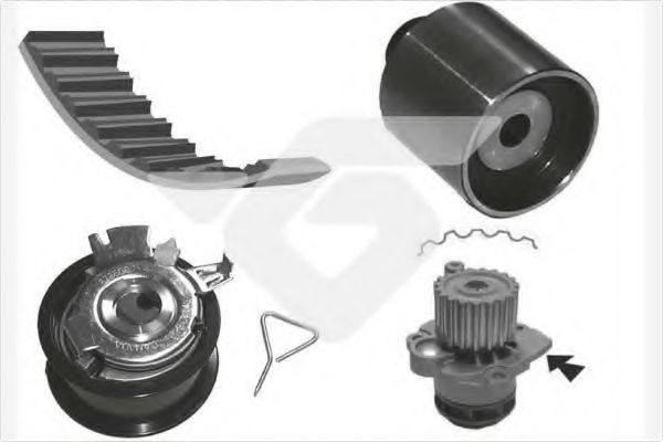 HUTCHINSON KH 194WP57 Комплект ремня ГРМ для SEAT ALTEA XL (Сеат Алтэа xл) HUTCHINSON KH 194WP57 Комплект ремня ГРМ для SEAT ALTEA XL (Сеат Алтэа xл)