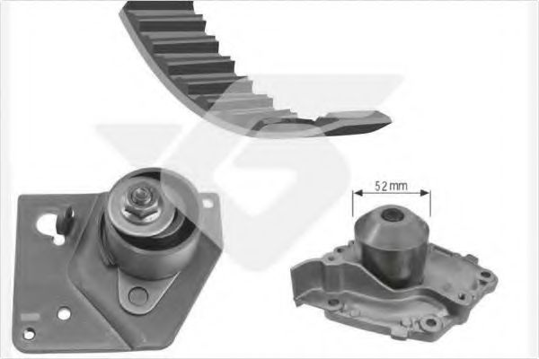HUTCHINSON KH 235WP62 Комплект ремня ГРМ для RENAULT MEGANE II (Рено Меган 2) HUTCHINSON KH 235WP62 Комплект ремня ГРМ для RENAULT MEGANE II (Рено Меган 2)