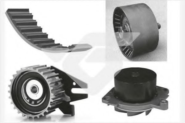 HUTCHINSON KH 274WP76 Комплект ремня ГРМ для ALFA ROMEO 156 (Альфа ромео 156) HUTCHINSON KH 274WP76 Комплект ремня ГРМ для ALFA ROMEO 156 (Альфа ромео 156)