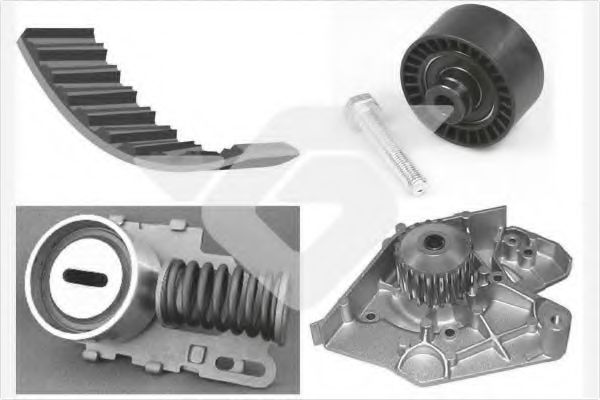 HUTCHINSON KH 28WP18 Комплект ремня ГРМ для FIAT ULYSSE (Фиат Улисс) HUTCHINSON KH 28WP18 Комплект ремня ГРМ для FIAT ULYSSE (Фиат Улисс)