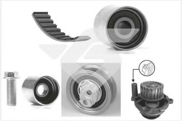 HUTCHINSON KH 333WP73 Комплект ремня ГРМ для SEAT ALTEA XL (Сеат Алтэа xл) HUTCHINSON KH 333WP73 Комплект ремня ГРМ для SEAT ALTEA XL (Сеат Алтэа xл)