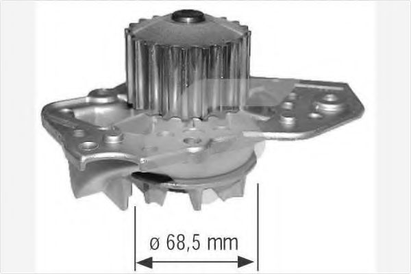 HUTCHINSON WP0009V Водяной насос для PEUGEOT 405 II (Пежо 405 2) HUTCHINSON WP0009V Водяной насос для PEUGEOT 405 II (Пежо 405 2)
