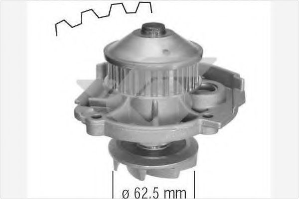 HUTCHINSON WP0040V Водяной насос для LANCIA Y (Лансиа/лянча Ъ) HUTCHINSON WP0040V Водяной насос для LANCIA Y (Лансиа/лянча Ъ)