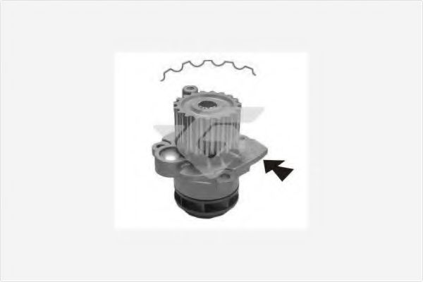 HUTCHINSON WP0057V Водяной насос для SEAT ALTEA XL (Сеат Алтэа xл) HUTCHINSON WP0057V Водяной насос для SEAT ALTEA XL (Сеат Алтэа xл)