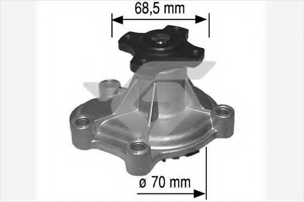 HUTCHINSON WP147 Водяной насос для OPEL COMBO (Опель Комбо) HUTCHINSON WP147 Водяной насос для OPEL COMBO (Опель Комбо)