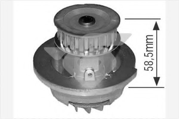 HUTCHINSON WP279 Водяной насос для OPEL MANTA B CC (Опель Манта б cc) HUTCHINSON WP279 Водяной насос для OPEL MANTA B CC (Опель Манта б cc)