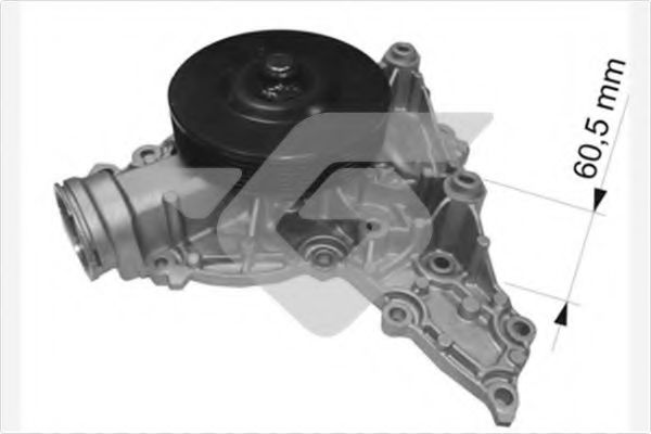 HUTCHINSON WP320 Водяной насос для MERCEDES-BENZ CLS (Мэрcэдэс-бэнз Слс)