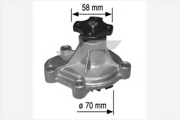 HUTCHINSON WP94 Водяной насос для OPEL COMBO (Опель Комбо) HUTCHINSON WP94 Водяной насос для OPEL COMBO (Опель Комбо)