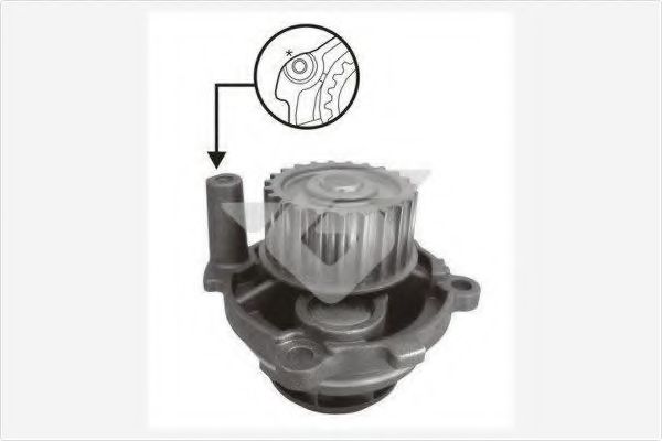 HUTCHINSON WP73 Водяной насос для VOLKSWAGEN CADDY III (Фольксваген Кадди 3) HUTCHINSON WP73 Водяной насос для VOLKSWAGEN CADDY III (Фольксваген Кадди 3)