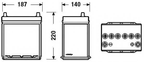 EXIDE EB356A Стартерная аккумуляторная батарея; Стартерная аккумуляторная батарея для HYUNDAI I10 (Хендай И10) EXIDE EB356A Стартерная аккумуляторная батарея; Стартерная аккумуляторная батарея для HYUNDAI I10 (Хендай И10)