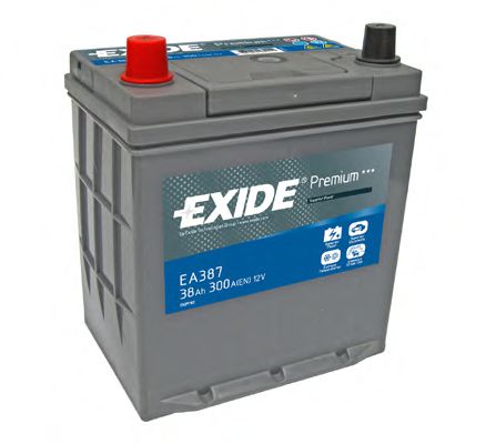 EXIDE EA387 Стартерная аккумуляторная батарея; Стартерная аккумуляторная батарея для NISSAN PIXO (Ниссан Пиxо) EXIDE EA387 Стартерная аккумуляторная батарея; Стартерная аккумуляторная батарея для NISSAN PIXO (Ниссан Пиxо)