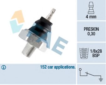FAE 12230 Датчик давления масла для HONDA PRELUDE III (Хонда Прэлудэ 3) FAE 12230 Датчик давления масла для HONDA PRELUDE III (Хонда Прэлудэ 3)