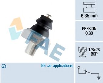 FAE 12240 Датчик давления масла для DAIHATSU DOMINO II (Дайхатсу Домино 2) FAE 12240 Датчик давления масла для DAIHATSU DOMINO II (Дайхатсу Домино 2)