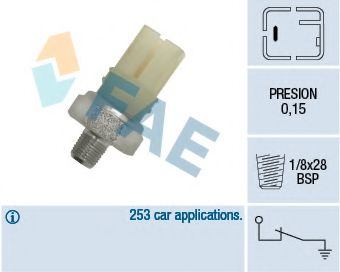 FAE 12420 Датчик давления масла для NISSAN PRIMERA (Ниссан Примера) FAE 12420 Датчик давления масла для NISSAN PRIMERA (Ниссан Примера)