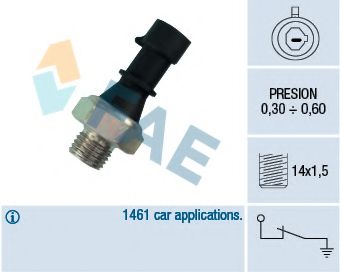 FAE 12430 Датчик давления масла для FIAT 500 C (Фиат 500 c) FAE 12430 Датчик давления масла для FIAT 500 C (Фиат 500 c)