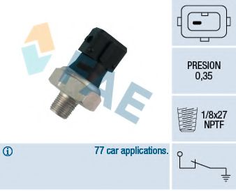 FAE 12470 Датчик давления масла для ROVER 400 (Ровер 400) FAE 12470 Датчик давления масла для ROVER 400 (Ровер 400)