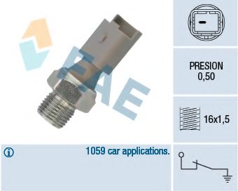 FAE 12640 Датчик давления масла для PEUGEOT 407 (Пежо 407) FAE 12640 Датчик давления масла для PEUGEOT 407 (Пежо 407)
