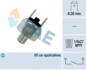 FAE 21010 Выключатель фонаря сигнала торможения для FIAT 500 (Фиат 500) FAE 21010 Выключатель фонаря сигнала торможения для FIAT 500 (Фиат 500)