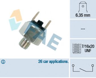 FAE 21040 Выключатель фонаря сигнала торможения для RENAULT ESTAFETTE (Рено Эстафэттэ) FAE 21040 Выключатель фонаря сигнала торможения для RENAULT ESTAFETTE (Рено Эстафэттэ)