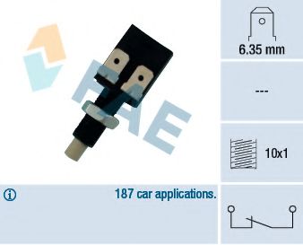 FAE 24080 Выключатель фонаря сигнала торможения для PEUGEOT 205 II (Пежо 205 2) FAE 24080 Выключатель фонаря сигнала торможения для PEUGEOT 205 II (Пежо 205 2)