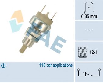 FAE 24150 Выключатель фонаря сигнала торможения для VOLVO 850 (Вольво 850) FAE 24150 Выключатель фонаря сигнала торможения для VOLVO 850 (Вольво 850)