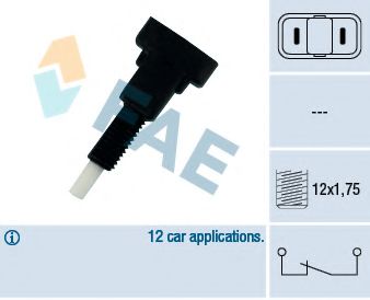 FAE 24160 Выключатель фонаря сигнала торможения для FORD FIESTA (Форд Фиэста) FAE 24160 Выключатель фонаря сигнала торможения для FORD FIESTA (Форд Фиэста)
