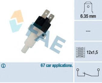 FAE 24200 Выключатель фонаря сигнала торможения для OPEL OMEGA A (Опель Омэга а) FAE 24200 Выключатель фонаря сигнала торможения для OPEL OMEGA A (Опель Омэга а)