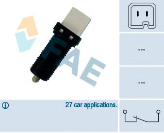 FAE 24340 Выключатель фонаря сигнала торможения для PEUGEOT 605 (Пежо 605) FAE 24340 Выключатель фонаря сигнала торможения для PEUGEOT 605 (Пежо 605)