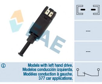 FAE 24420 Выключатель фонаря сигнала торможения для SEAT TOLEDO (Сеат Толэдо) FAE 24420 Выключатель фонаря сигнала торможения для SEAT TOLEDO (Сеат Толэдо)