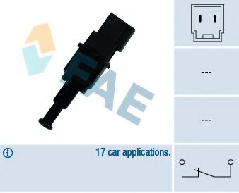 FAE 24490 Выключатель фонаря сигнала торможения для NISSAN PRIMERA LER (Ниссан Примера лэр) FAE 24490 Выключатель фонаря сигнала торможения для NISSAN PRIMERA LER (Ниссан Примера лэр)