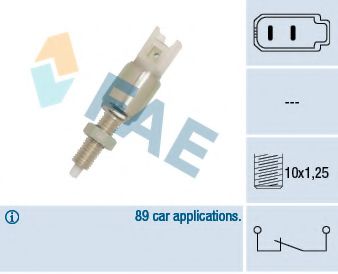FAE 24550 Выключатель фонаря сигнала торможения для ROVER 400 (Ровер 400) FAE 24550 Выключатель фонаря сигнала торможения для ROVER 400 (Ровер 400)