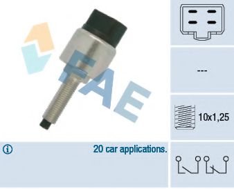 FAE 24615 Выключатель фонаря сигнала торможения для HYUNDAI COUPE (Хендай Cоупэ) FAE 24615 Выключатель фонаря сигнала торможения для HYUNDAI COUPE (Хендай Cоупэ)