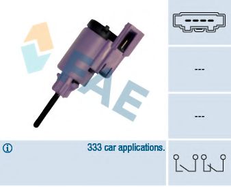 FAE 24760 Выключатель фонаря сигнала торможения для AUDI TT (Ауди Тт) FAE 24760 Выключатель фонаря сигнала торможения для AUDI TT (Ауди Тт)