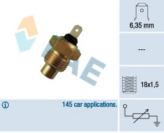 FAE 31020 Датчик, температура охлаждающей жидкости для RENAULT ESTAFETTE (Рено Эстафэттэ) FAE 31020 Датчик, температура охлаждающей жидкости для RENAULT ESTAFETTE (Рено Эстафэттэ)